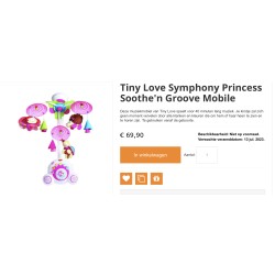 Speelmobiel Tiny Love : Soothe ‘n Groove mobile.