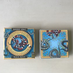 Sinister Snakes : Wildlife puzzle 9 stukjes. Zie tekst