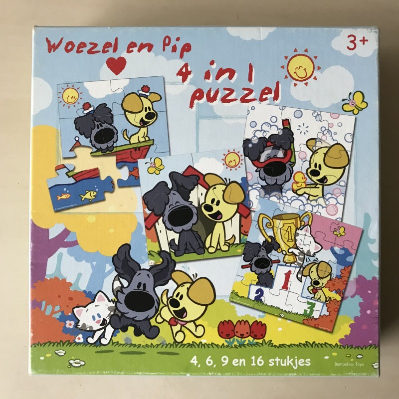Woezel en Pip 4 6 9 en 16 stukjes