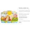 Houten activitybord. Kan aan de box