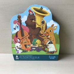 Crocodile Creek : Vloerpuzzel Dierenorkest. 36 stukjes.
