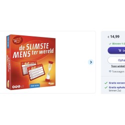 De slimste mens ter wereld. Pocket edition. Ongebruikt