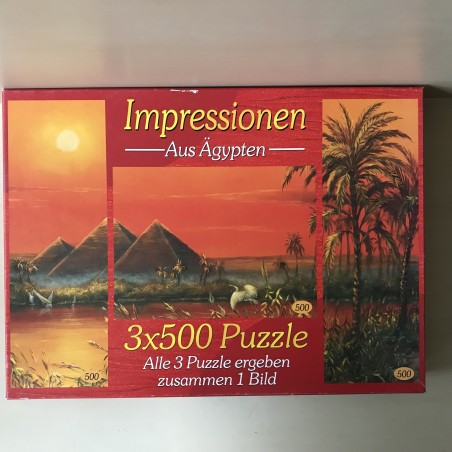 Ravensburger : 3 x 500 stukjes.