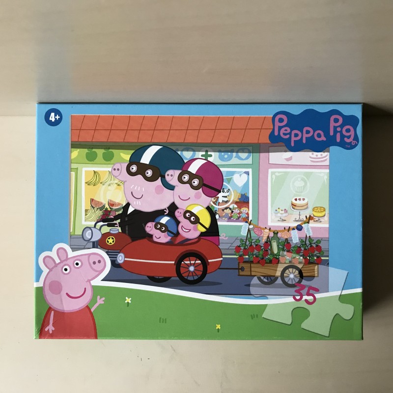 Peppa Pig :  35 stukjes.