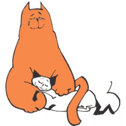 Rode kater van Jan, Jans en de kinderen : Rugtas