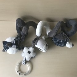 prenatal : boxspiraal buggyhanger / wagenspanner/