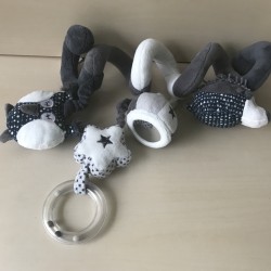 prenatal : boxspiraal buggyhanger / wagenspanner/