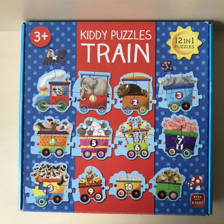 Kiddy Puzzles train / puzzel trein. Ongebruikt.