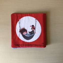 Welterusten Pluk : Stoffen boekje. 16 x 16 cm.