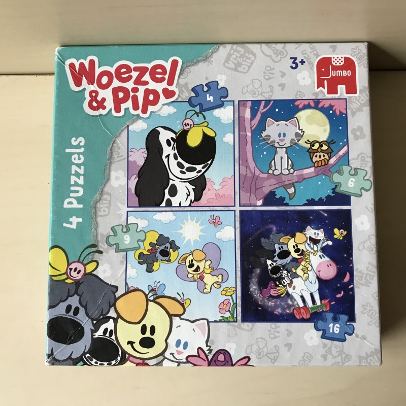 Woezel en Pip : 4, 6, 9 en 16 stukken