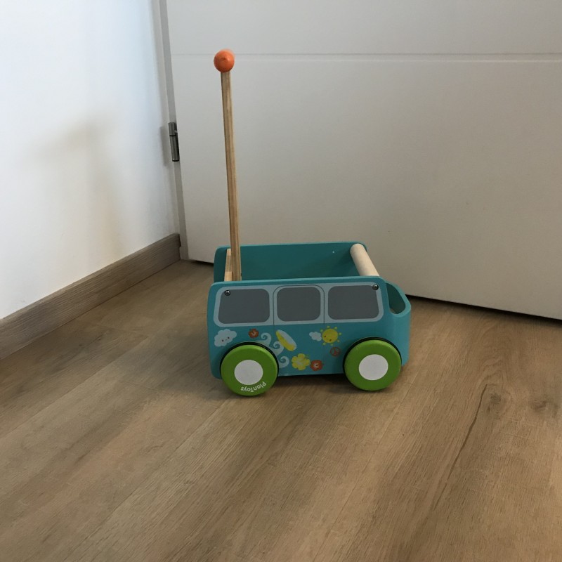 Houten : Loopauto / loopkar.