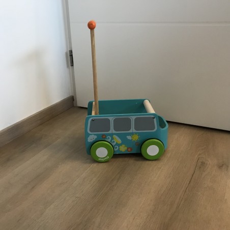 Houten : Loopauto / loopkar.
