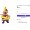 Bumba met zwemband. 30 cm. hoog.