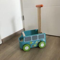 Houten : Loopauto / loopkar.