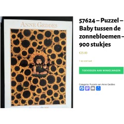 Anne Geddes : Nieuw. Zonnebloemen. 900 stukjes.