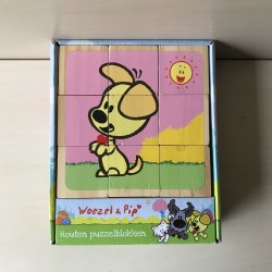 Woezel en Pip : Blokkenpuzzel 9 blokken.