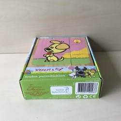 Woezel en Pip : Blokkenpuzzel 9 blokken.
