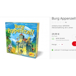 Burg Appenzell. Duits spel.
