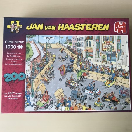 Jan van Haasteren :  Zeepkistenrace. 1000 stukjes.
