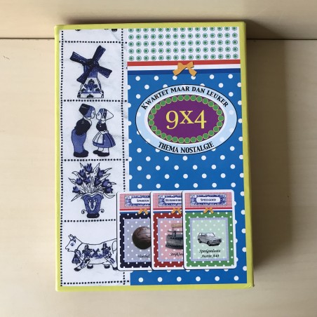 Kwartet, maar dan leuker. Thema nostalgie.