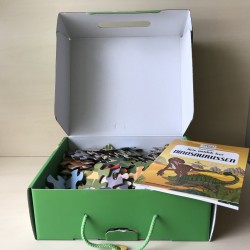 Puzzel: Reis, ontdek, leer. Dinosaurussen. 205 stukjes