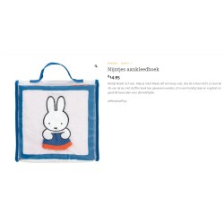 Stoffen boekje : Nijntje aankleedboek