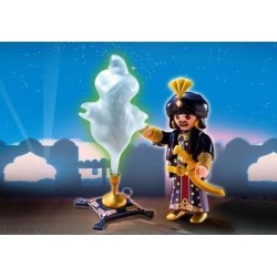 Playmobil : Nieuw. Magiër met geest in de fles. Set 5295.