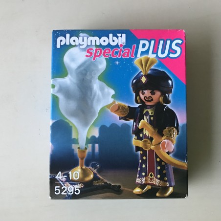 Playmobil : Nieuw. Magiër met geest in de fles. Set 5295.