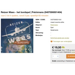 Reizen Waes. Het bordspel