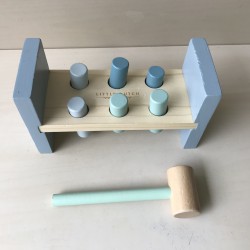 Little Dutch: Houten hamerbankje
