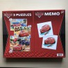 Cars memo : memo en puzzels met 2 x 20 en 100 stukjes.