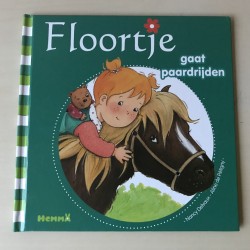 Floortje gaat paardrijden