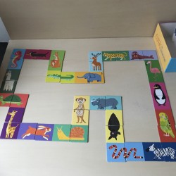 Spelend leren : Cijfers en dierendomino