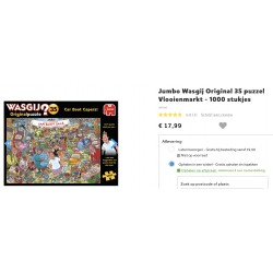 Wasgij : Nieuw. Original Puzzle. Car Boot Capers! Vlooienmarkt vondsten . Nummer 35. 1000 stukjes
