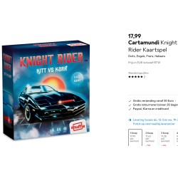 Kaartspel : Knight Rider kitt vs karr.