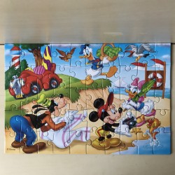 Disney puzzel. Goofy, Mickey en Katrien. 50 stukjes