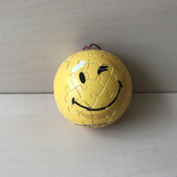 3D Puzzelbal : Smiley. 60 stukjes
