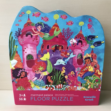 Crocodile Creek : Vloerpuzzel. Zeemeerminnenpaleis. 36 stukjes.