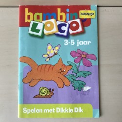 Bambino Loco boekje. Puzzelen met Dikkie Dik. Leeftijd 3-5 jaar.