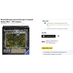 Escape puzzle : De heksenkeuken . 759 stukjes