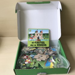 Het kasteel van de ridders, 60 stukjes met boekje.
