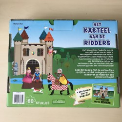 Het kasteel van de ridders, 60 stukjes met boekje.
