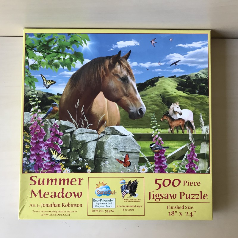 Jig saw: Summer meadow. 500 stukjes.