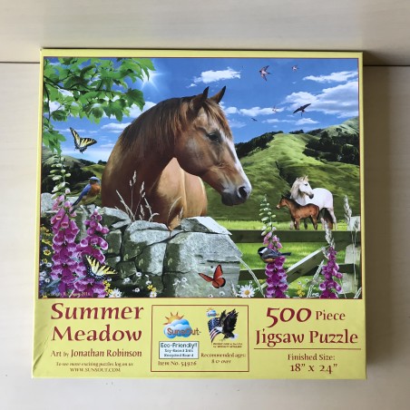 Jig saw: Summer meadow. 500 stukjes.