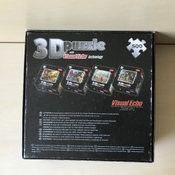 3D Puzzel : Met vlinders en kolibries. 500 stukjes.