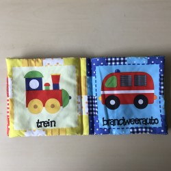 Mijn kleine voertuigen : Stoffen boekje