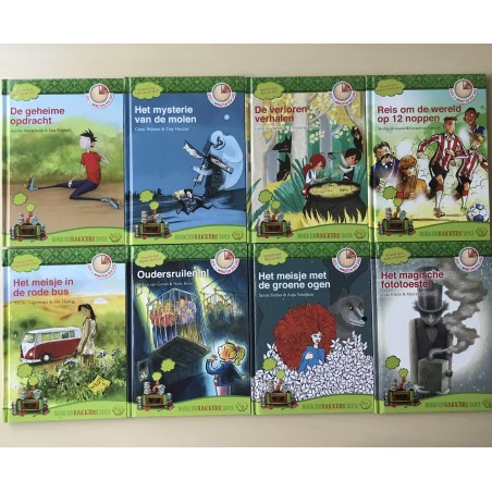 Boekenbakkers. Serie van 8 titels