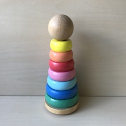 Houten stapeltoren