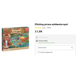 Piraña wildwaterspel