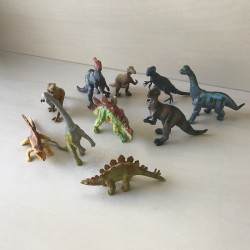 Set van 10 Dinosaurussen